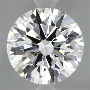 Picture of Lab Grown Diamond 3.08 Carats, Round with Ideal Cut, E Color, VVS2 Clarity and Certified by IGI