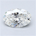 Natural Diamond 1.20 Carats, Oval with  Cut, G Color, VS1 Clarity and Certified by GIA