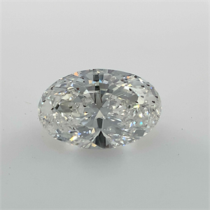 Picture of Natural Diamond 1.71 Carats, Oval with  Cut, G Color, SI1 Clarity and Certified by GIA