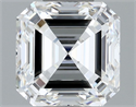 Natural Diamond 1.00 Carats, Asscher with  Cut, G Color, VS1 Clarity and Certified by IGI