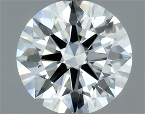 Picture of Natural Diamond 0.55 Carats, Round with Excellent Cut, H Color, VVS1 Clarity and Certified by IGI