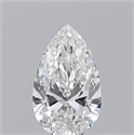 Diamante Natural 0.50 quilates, De pera , Color F, claridad SI1 y certificado GIA