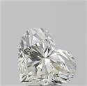Natural Diamond 3.10 Carats, Heart with  Cut, K Color, VS2 Clarity and Certified by GIA