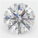 Del inventario de diamantes de laboratorio, 4.00 quilates, Redondo , Color E, claridad VVS2 y certificado GIA