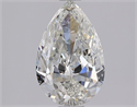 Natural Diamond 0.80 Carats, Pear with  Cut, I Color, VVS1 Clarity and Certified by GIA