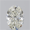 Diamante Natural 1.21 quilates, Ovalado , Color K, claridad VVS1 y certificado GIA