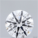 Lab Grown Diamond 2.00 Carats, Round with Ideal Cut, D Color, VVS2 Clarity and Certified by IGI