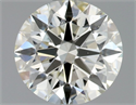 Natural Diamond 0.82 Carats, Round with Excellent Cut, K Color, SI1 Clarity and Certified by GIA