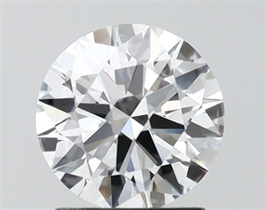 Picture of Lab Grown Diamond 1.50 Carats, Round with Ideal Cut, D Color, VVS2 Clarity and Certified by IGI