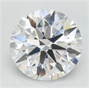 Del inventario de diamantes de laboratorio, 2.05 quilates, Redondo , Color D, claridad IF y certificado IGI