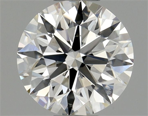 Picture of Natural Diamond 0.42 Carats, Round with Excellent Cut, I Color, SI1 Clarity and Certified by GIA