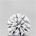 Lab Grown Diamond 1.03 Carats, Round with Excellent Cut, D Color, VS1 Clarity and Certified by IGI