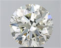 Diamante Natural 3.77 quilates, Redondo , Color L, claridad SI1 y certificado GIA