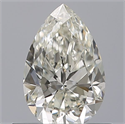 Natural Diamond 0.51 Carats, Pear with  Cut, H Color, IF Clarity and Certified by IGI