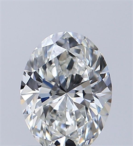 Picture of Natural Diamond 0.60 Carats, Oval with  Cut, G Color, VS2 Clarity and Certified by GIA