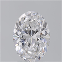 Natural Diamond 2.51 Carats, Oval with  Cut, D Color, VS2 Clarity and Certified by GIA