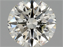 Natural Diamond 0.71 Carats, Round with Excellent Cut, J Color, SI2 Clarity and Certified by GIA