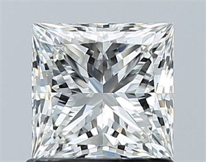 Picture of Natural Diamond 1.06 Carats, Princess with  Cut, H Color, VVS2 Clarity and Certified by GIA