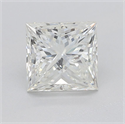 Natural Diamond 1.02 Carats, Princess with  Cut, J Color, VS1 Clarity and Certified by GIA