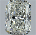 Natural Diamond 1.01 Carats, Radiant with  Cut, K Color, SI1 Clarity and Certified by GIA
