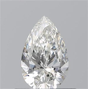 Picture of Natural Diamond 0.50 Carats, Pear with  Cut, G Color, VS2 Clarity and Certified by GIA