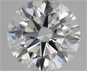 Lab Grown Diamond 1.54 Carats, Round with Ideal Cut, F Color, VVS2 Clarity and Certified by IGI