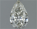Natural Diamond 0.50 Carats, Pear with  Cut, J Color, VS1 Clarity and Certified by IGI