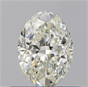 Diamante Natural 0.50 quilates, Ovalado , Color K, claridad VS1 y certificado GIA