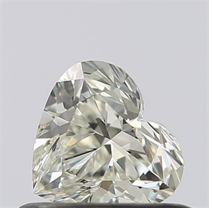 Foto Diamante Natural 0.44 quilates, Corazón , Color J, claridad VVS1 y certificado GIA de