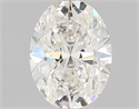 Diamante Natural 0.70 quilates, Ovalado , Color H, claridad I1 y certificado GIA