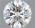 Natural Diamond 0.72 Carats, Round with Excellent Cut, I Color, VS2 Clarity and Certified by GIA