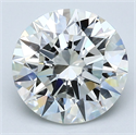 Diamante Natural 3.05 quilates, Redondo , Color H, claridad VVS2 y certificado GIA