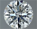 Natural Diamond 0.70 Carats, Round with Very Good Cut, F Color, VS1 Clarity and Certified by IGI