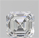 Natural Diamond 1.06 Carats, Asscher with  Cut, F Color, VVS1 Clarity and Certified by GIA
