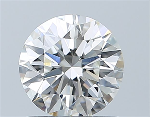 Picture of Natural Diamond 0.86 Carats, Round with Excellent Cut, I Color, VS2 Clarity and Certified by GIA