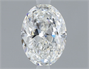 Diamante Natural 0.40 quilates, Ovalado , Color F, claridad VS2 y certificado GIA