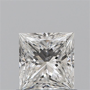 Picture of Natural Diamond 0.80 Carats, Princess with  Cut, G Color, SI1 Clarity and Certified by GIA