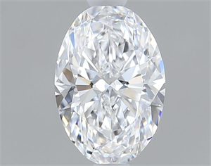 Picture of Natural Diamond 0.45 Carats, Oval with  Cut, D Color, VVS1 Clarity and Certified by GIA