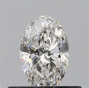 Foto Diamante Natural 0.40 quilates, Ovalado , Color H, claridad VVS2 y certificado GIA de