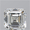 Diamante Natural 2.23 quilates, Asscher , Color I, claridad VS1 y certificado GIA