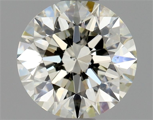 Picture of Natural Diamond 0.80 Carats, Round with Excellent Cut, J Color, SI1 Clarity and Certified by GIA