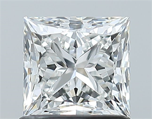Foto Diamante Natural 1.01 quilates, Princesa , Color F, claridad VS1 y certificado GIA de