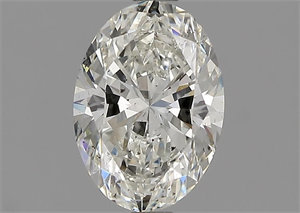 Picture of Natural Diamond 1.01 Carats, Oval with  Cut, I Color, SI2 Clarity and Certified by GIA