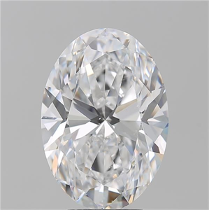 Foto Diamante Natural 5.03 quilates, Ovalado , Color D, claridad SI1 y certificado GIA de