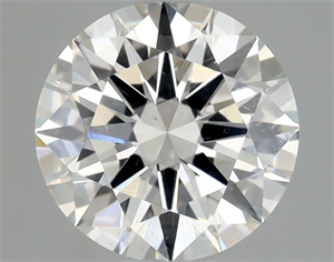 Picture of Natural Diamond 0.80 Carats, Round with Excellent Cut, H Color, SI2 Clarity and Certified by GIA