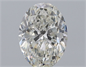Natural Diamond 1.50 Carats, Oval with  Cut, I Color, SI1 Clarity and Certified by GIA