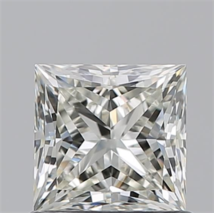 Picture of Natural Diamond 0.93 Carats, Princess with  Cut, K Color, VVS1 Clarity and Certified by GIA