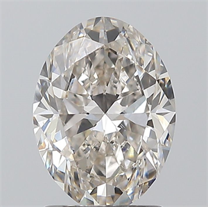 Picture of Natural Diamond 1.50 Carats, Oval with  Cut, J Color, VS2 Clarity and Certified by GIA