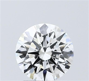 Picture of Lab Grown Diamond 1.50 Carats, Round with Ideal Cut, E Color, VVS2 Clarity and Certified by IGI
