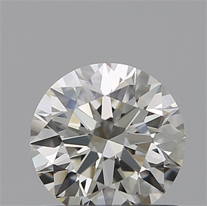 Picture of Natural Diamond 0.70 Carats, Round with Excellent Cut, J Color, VVS2 Clarity and Certified by GIA